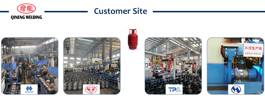 LPG баллон двухголовый круговой сварочный аппарат-2